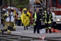 VU Gefahrgut LKW umgestuerzt A 4 Rich Koeln Hoehe AS Gummersbach P160